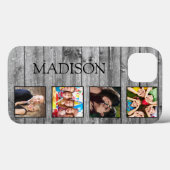 Creëer Uw aangepaste fotocollage Rustic Farmhouse Case-Mate iPhone Case (Achterkant (horizontaal))