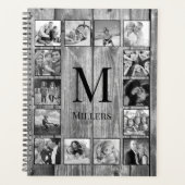 Creëer Uw aangepaste fotocollage Rustic Farmhouse Planner (Voorkant)