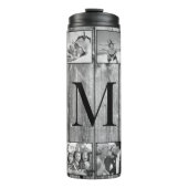 Creëer Uw aangepaste fotocollage Rustic Farmhouse Thermosbeker (Voorkant)