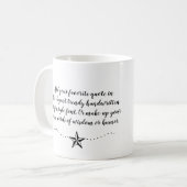 Creëer Uw aangepaste gekoesterde offerte Gezegde t Koffiemok (Voorkant links)