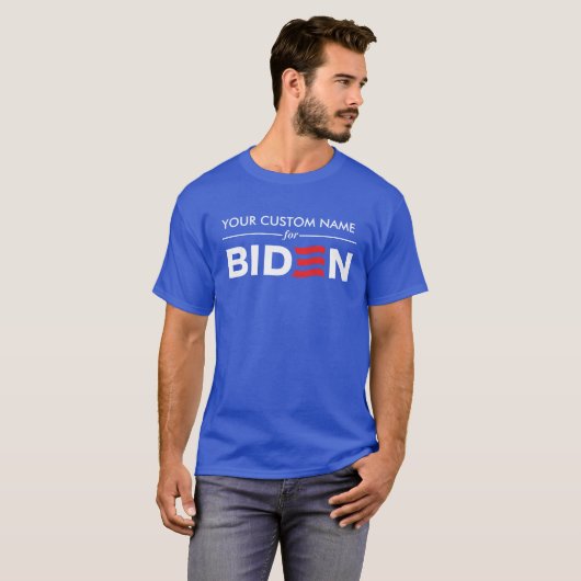 Creëer Uw aangepaste groepsnaam voor Biden Harris T-shirt (Voorkant volledig)