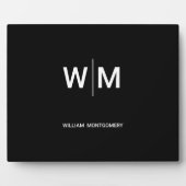 creëer uw aangepaste minimalist & Plaque met Easel Fotoplaat (Voorkant)