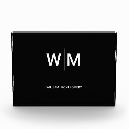 creëer uw aangepaste minimalistische en elegante f fotoblokken (Voorkant)