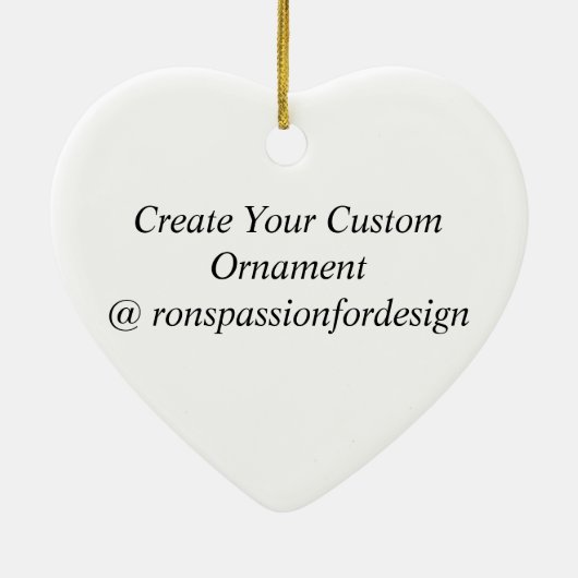 Creëer Uw aangepaste Ornament (Achterkant)