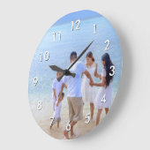 Creëer Uw Aangepaste reeks - Keepaardfoto Modern Grote Klok (Hoek)