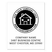 Creëer Uw BedrijfsLogo en Onderneming Rubberstempel (Afrduk)