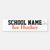 Creëer Uw Bumpersticker - Ice Hockey (Voorkant)