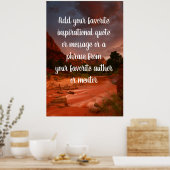 Creëer Uw citaat Poster (Keuken)