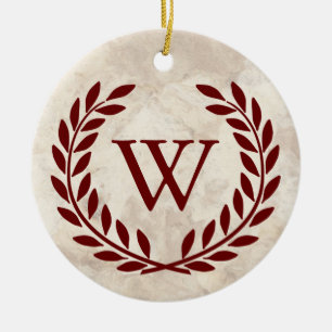 Creëer Uw decoratieve monogram Keramisch Ornament