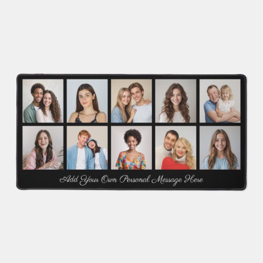 Creëer Uw eigen 10 fotocollage Bureaumat (Voorkant)