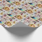 Creëer Uw eigen 10 fotocollage Cadeaupapier (Hoek)