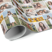 Creëer Uw eigen 10 fotocollage Cadeaupapier (Rol Hoek)