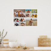 Creëer Uw eigen 10 Fotocollage Custom Poster (Keuken)