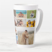 Creëer Uw eigen 10 fotocollage Latte Mok (Rechterhoek)