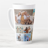 Creëer Uw eigen 10 fotocollage Latte Mok (Linkerhoek)