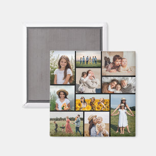 Creëer Uw eigen 10 fotocollage Magneet