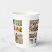 Creëer Uw eigen 10 fotocollage Papieren Bekers (Links)