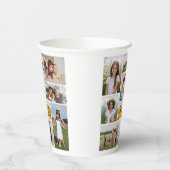 Creëer Uw eigen 10 fotocollage Papieren Bekers (Links)