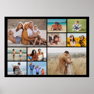 Creëer Uw eigen 10 fotocollage Poster