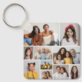 Creëer Uw eigen 10 fotocollage Sleutelhanger (Voorkant)