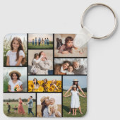 Creëer Uw eigen 10 fotocollage Sleutelhanger (Achterkant)