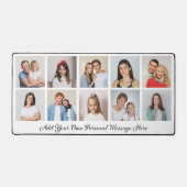 Creëer Uw eigen 10 fotocollage Uw groet toevoegen Bureaumat (Voorkant)