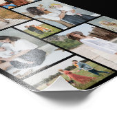 Creëer Uw eigen 11-fotocollage Foto Afdruk (Hoek)