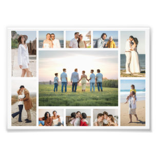 Creëer Uw eigen 11 Fotocollage Fotouitbreiding Foto Afdruk