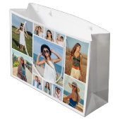 Creëer Uw eigen 11-fotocollage Groot Cadeauzakje (Achterkant Gekanteld)