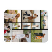 Creëer Uw eigen 11-fotocollage Magneet (Horizontaal)