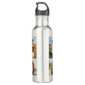 Creëer Uw eigen 11-fotocollage Waterfles (Achterkant)