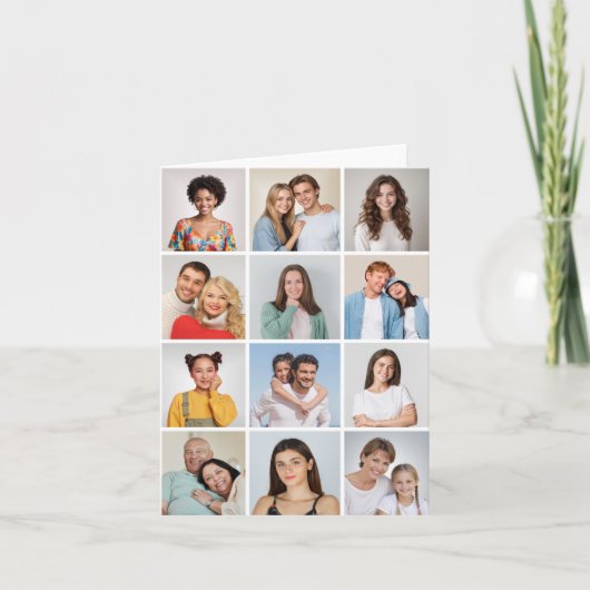 Creëer Uw eigen 12 fotocollage (Voorkant)