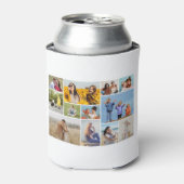 Creëer Uw eigen 12 fotocollage Blikjeskoeler (Blikje Voorkant)