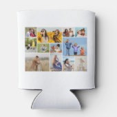 Creëer Uw eigen 12 fotocollage Blikjeskoeler (Achterkant)