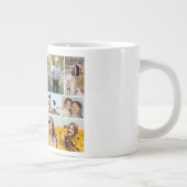 Creëer Uw eigen 12 fotocollage Extra Grote Beker (Rechts)