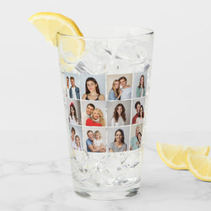 Creëer Uw eigen 12 fotocollage Glas