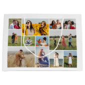 Creëer Uw eigen 12 fotocollage Groot Cadeauzakje (Voorkant)