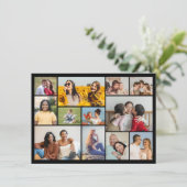 Creëer Uw eigen 12 fotocollage Kaart (Staand voorkant)