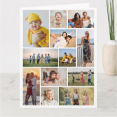 Creëer Uw eigen 12 fotocollage Kaart (Voorkant)