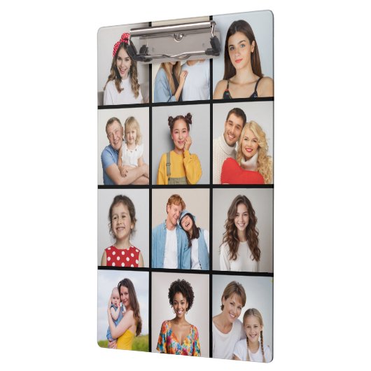Creëer Uw eigen 12 fotocollage Klembord (Links)
