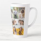 Creëer Uw eigen 12 fotocollage Latte Mok (Rechts)