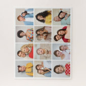 Creëer Uw eigen 12 fotocollage Legpuzzel (Verticaal)