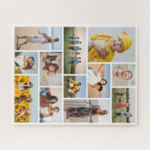 Creëer Uw eigen 12 fotocollage Legpuzzel (Horizontaal)