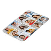 Creëer Uw eigen 12 fotocollage Magneet (Linkerzijde)