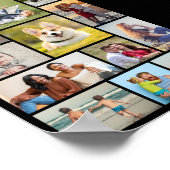 Creëer Uw eigen 12 fotocollage Poster (Hoek)