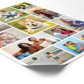 Creëer Uw eigen 12 fotocollage Poster (Hoek)