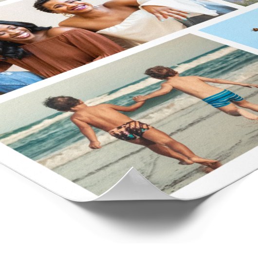 Creëer Uw eigen 12 fotocollage Poster (Hoek)