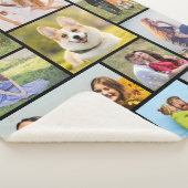 Creëer Uw eigen 12 fotocollage Sherpa Deken (3/4)