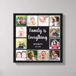 Creëer Uw eigen 12 Lijst voor fotocollage Canvas Afdruk