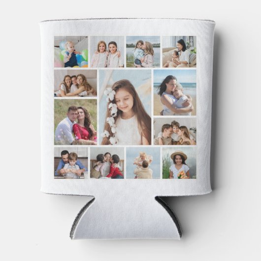 Creëer Uw eigen 13 fotocollage Blikjeskoeler (Voorkant)